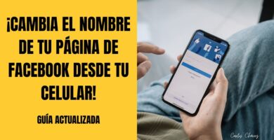 cambiar nombre pagina de facebook desde el celular