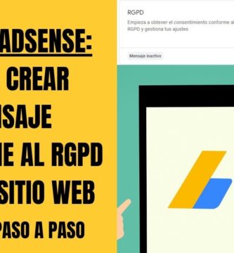 como crear mensaje conforme al RGPD para tu sitio web