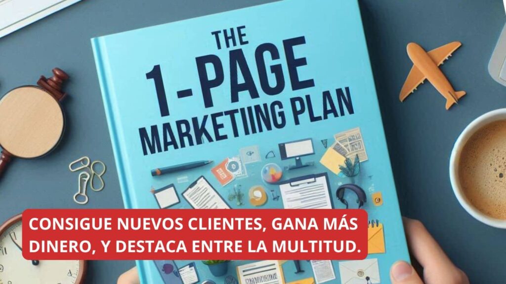 el plan de marketing de 1-pagina allan dib