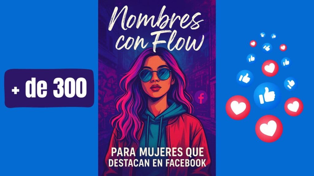 nombres para facebook con flow para mujer