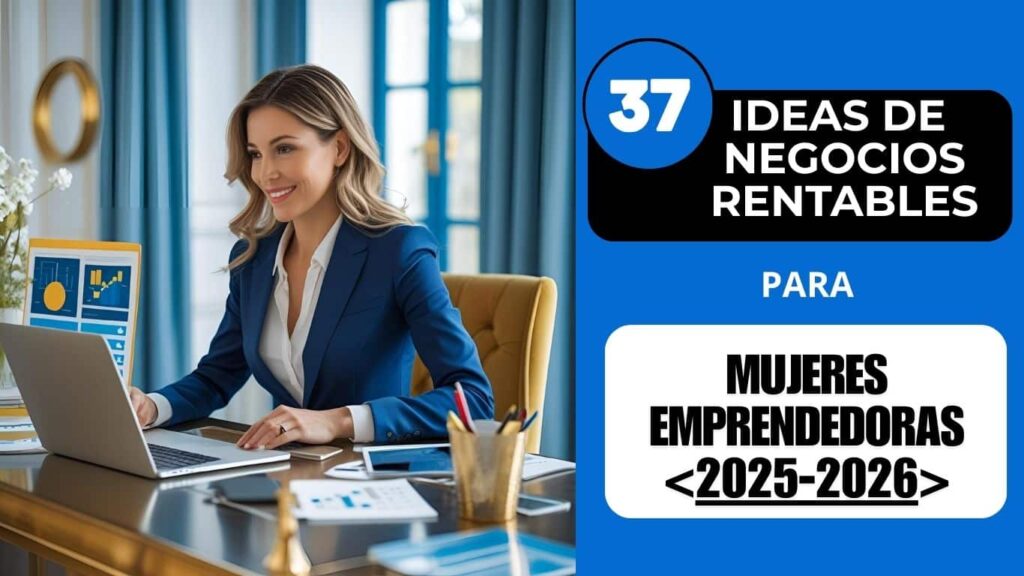 37 opciones de negocios para mujeres emprendedoras