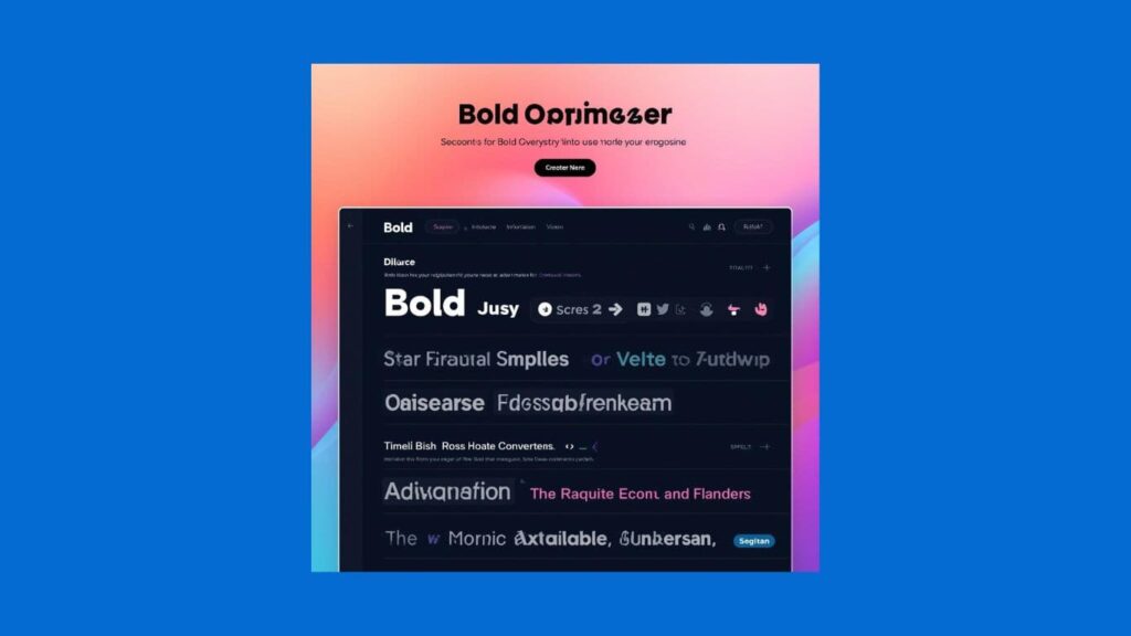 conversor de letras a negrita bold optimizer