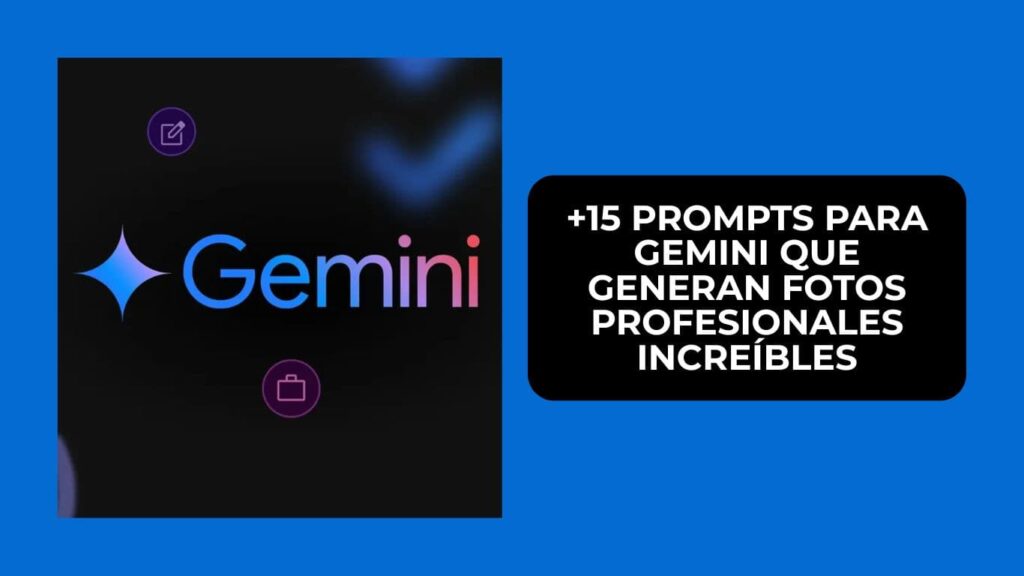 promts para gemini fotos profesionales
