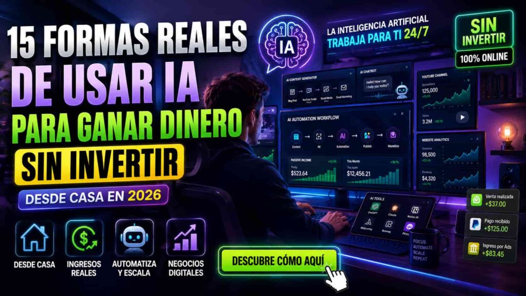 ia para ganar dinero sin invertir