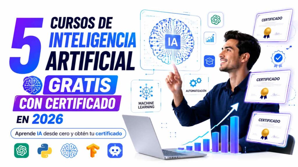 cursos de inteligencia artificial gratis con certificado