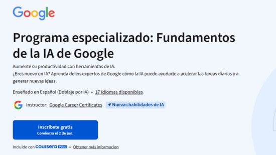 fundamentos de la ia de google