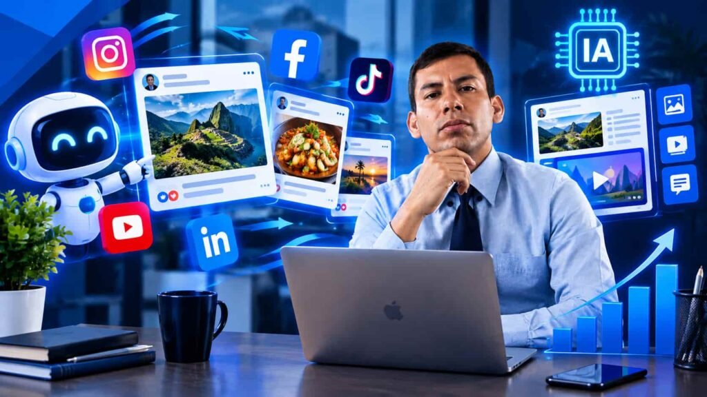 creacion de contenido para redes cociales con ia
